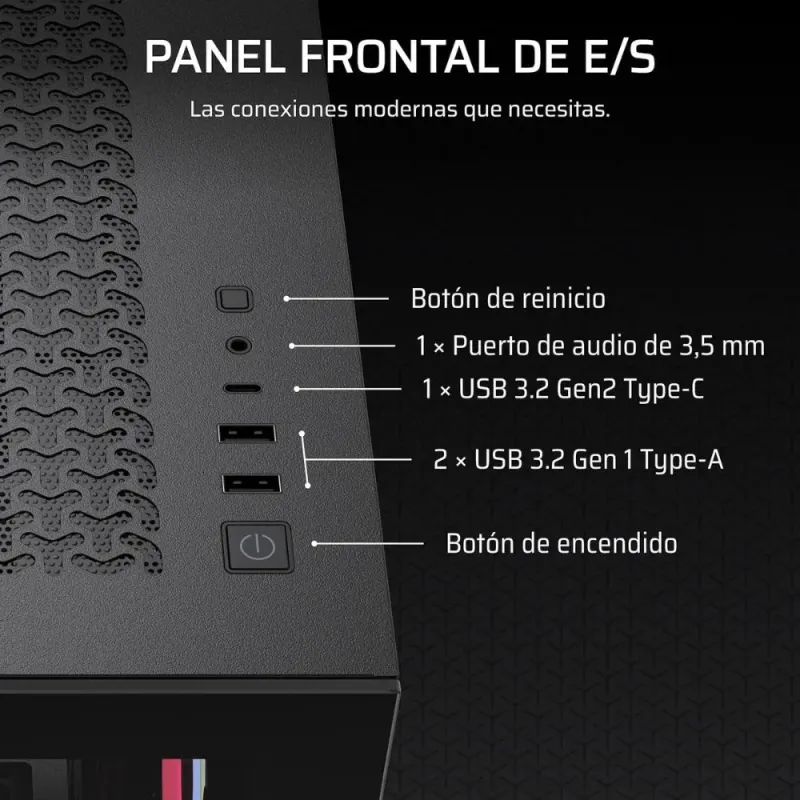 Corsair 3500X LX-R RGB iCUE Link | Mid-Tower Glass Case