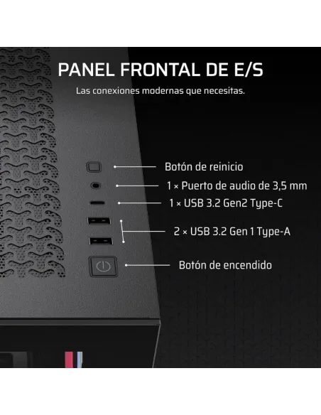 Corsair 3500X LX-R RGB iCUE Link | Mid-Tower Glass Case