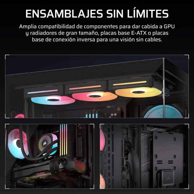 Corsair 3500X LX-R RGB iCUE Link | Mid-Tower Glass Case