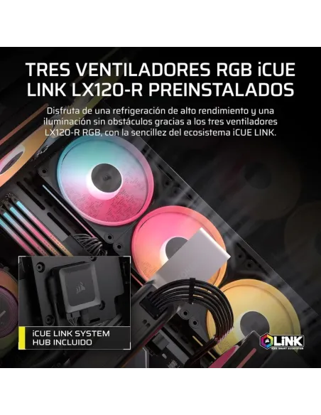 Corsair 3500X LX-R RGB iCUE Link | Mid-Tower Glass Case