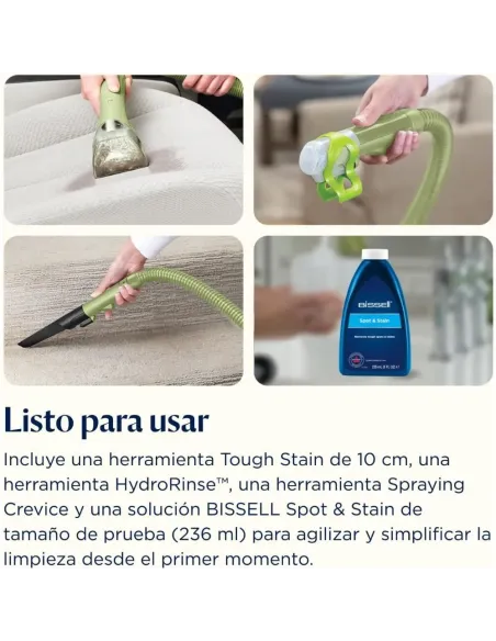BISSELL Little Green 4098N - Aspiradora de Agua para Sofás y Alfombras