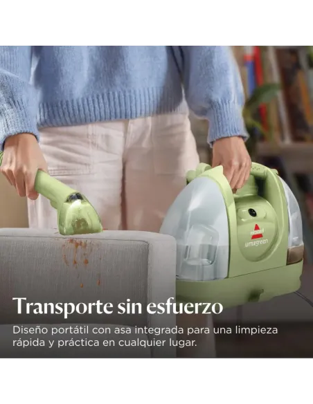 BISSELL Little Green 4098N - Aspiradora de Agua para Sofás y Alfombras
