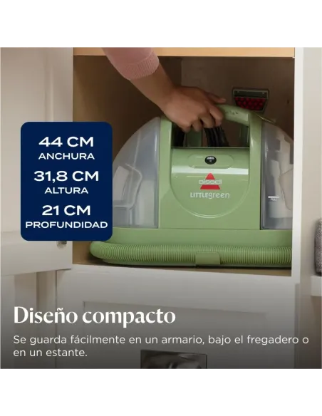 BISSELL Little Green 4098N - Aspiradora de Agua para Sofás y Alfombras
