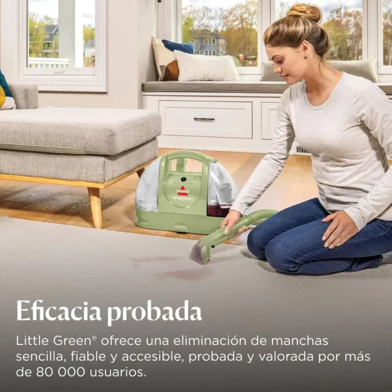 BISSELL Little Green 4098N - Aspiradora de Agua para Sofás y Alfombras