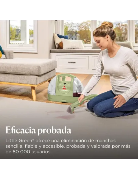BISSELL Little Green 4098N - Aspiradora de Agua para Sofás y Alfombras