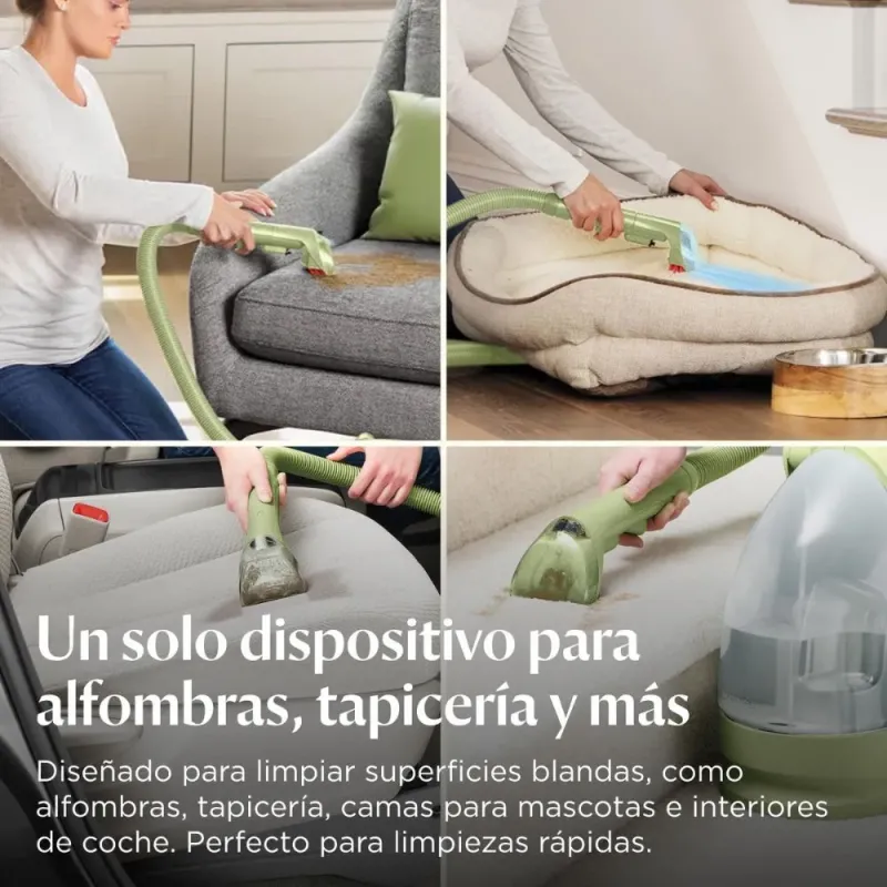 BISSELL Little Green 4098N - Aspiradora de Agua para Sofás y Alfombras