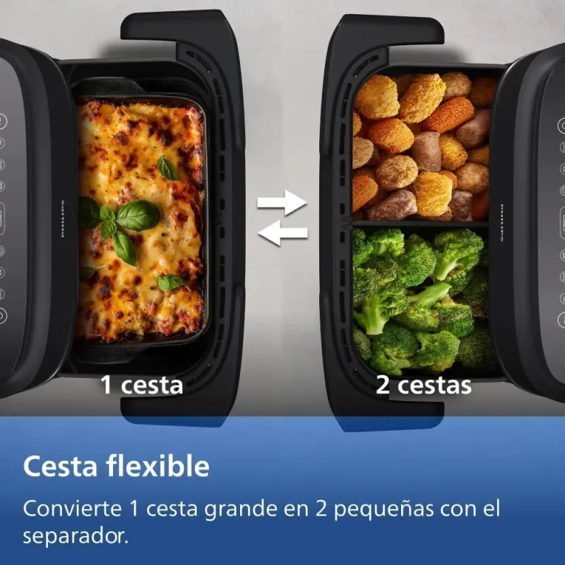 Philips Dual Basket Airfryer Heißluftfritteuse Serie 1000-7