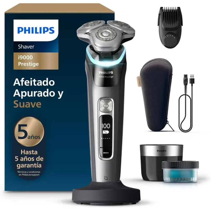 Philips i9000 Prestige XP9202/33 - Afeitadora Wet Dry SkinIQ