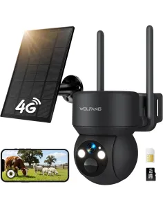WOLFANG WT08 Solar-Powered 4G LTE Wildlife Surveillance Camera
