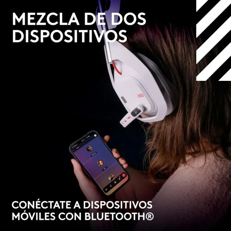 Logitech Astro A50 Lightspeed Blanco - Auriculares Gaming