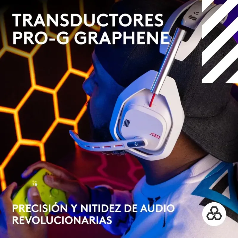 Logitech Astro A50 Lightspeed Blanco - Auriculares Gaming