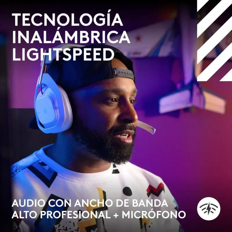 Logitech Astro A50 Lightspeed Blanco - Auriculares Gaming