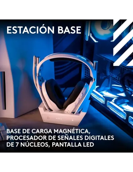 Logitech Astro A50 Lightspeed Blanco - Auriculares Gaming