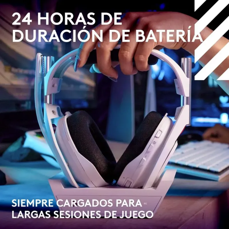 Logitech Astro A50 Lightspeed Blanco - Auriculares Gaming