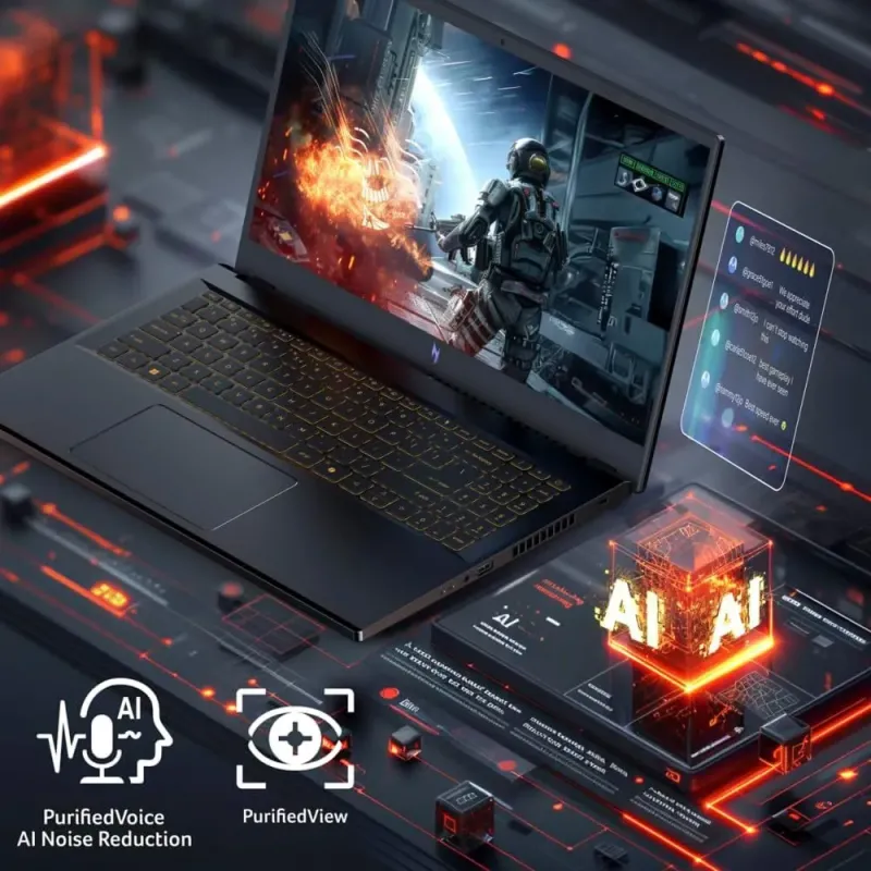 Acer Nitro V 15 ANV15-52 Ordenador Portátil Gaming 15.6'' i7-13620H 16GB/1TB SSD RTX 5060 Negro