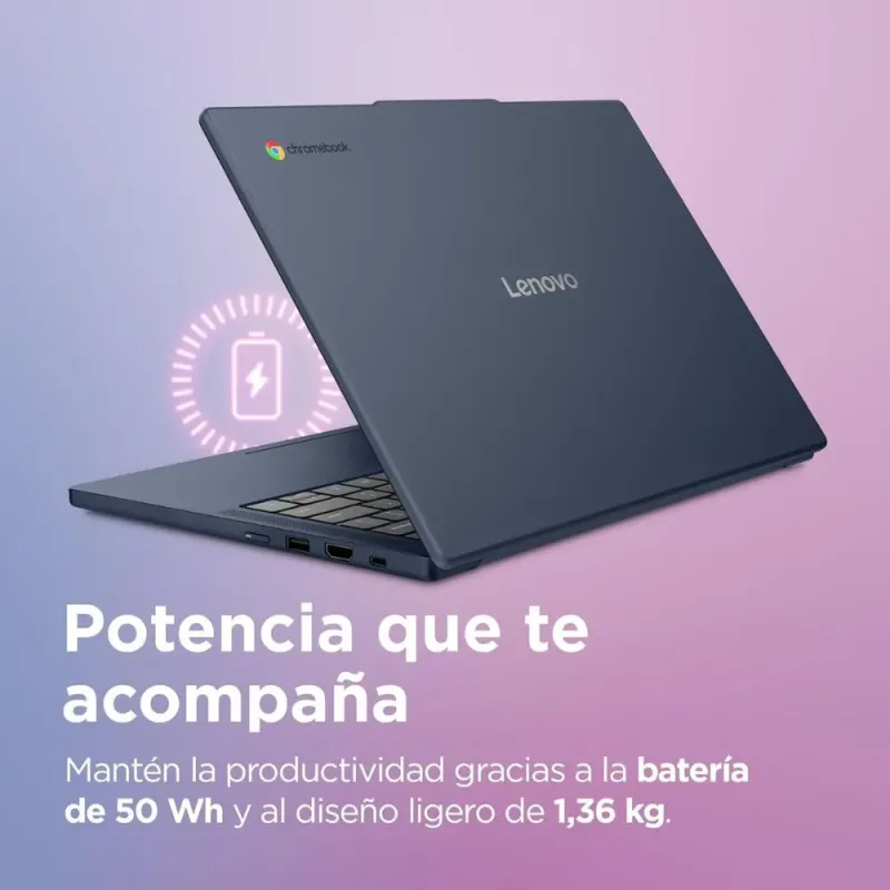 Lenovo Chromebook Gen 11 Ordenador Portátil 14'' WUXGA MediaTek Kompanio 540 8GB/128GB ChromeOS Azul