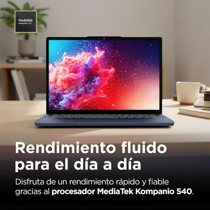 Lenovo Chromebook Gen 11 Ordenador Portátil 14'' WUXGA MediaTek Kompanio 540 8GB/128GB ChromeOS Azul