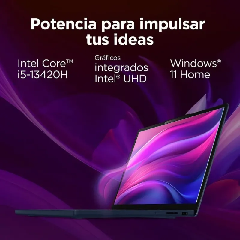 Lenovo IdeaPad Slim 3 Gen 10 Ordenador Portátil 15,3'' WUXGA i5-13420H 16GB/512GB SSD Win11 Azul
