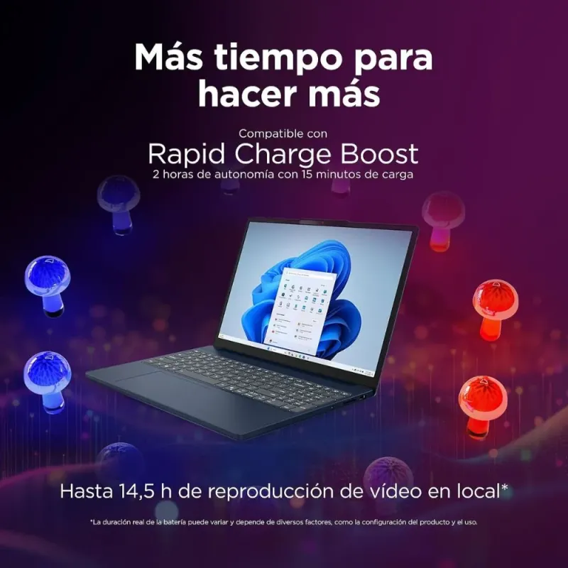 Lenovo IdeaPad Slim 3 Gen 10 Ordenador Portátil 15,3'' WUXGA i5-13420H 16GB/512GB SSD Win11 Azul