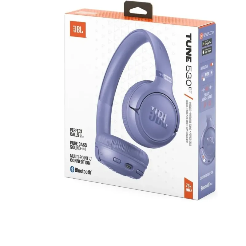 JBL Tune 520BT Purple: Headphones with 57h battery life | Buy