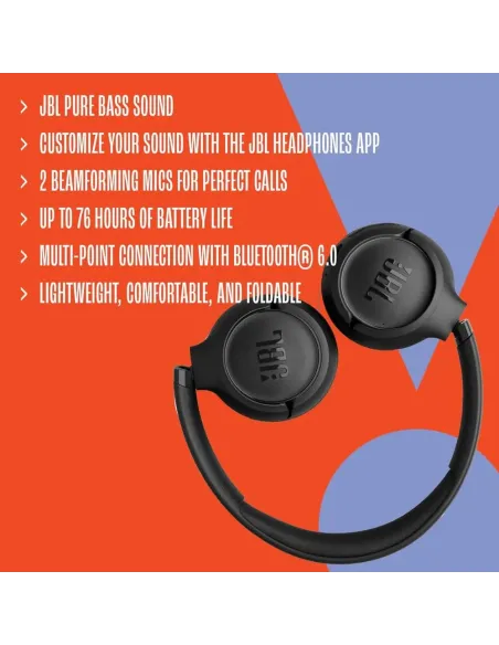 JBL Tune 520BT Purple: Headphones with 57h battery life | Buy