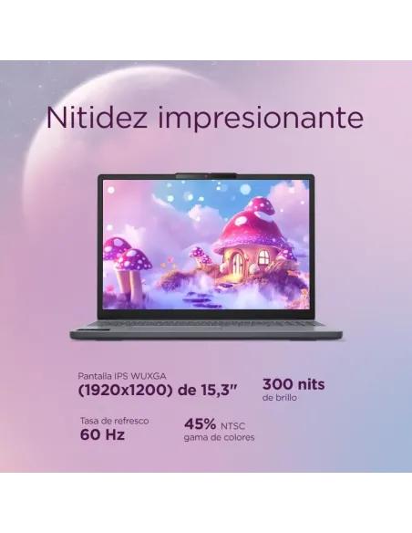Lenovo IdeaPad Slim 3 Gen 10 Ordenador Portátil 15,3'' WUXGA Ryzen 7 16GB/1TB SSD Win11 Gris