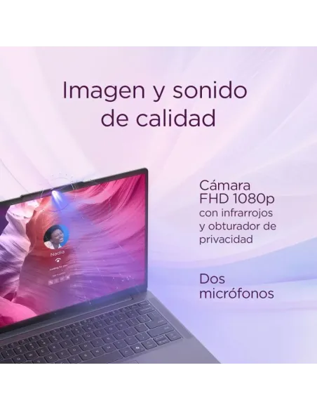 Lenovo IdeaPad Slim 3 Gen 10 Ordenador Portátil 15,3'' WUXGA Ryzen 7 16GB/1TB SSD Win11 Gris