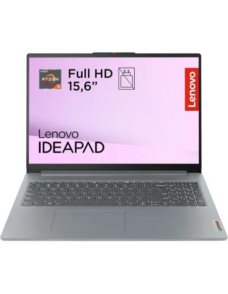 Lenovo IdeaPad Slim 3 Gen 8 Ordenador Portátil 15,6'' FHD Ryzen 5 16GB/512GB SSD Sin SO Gris