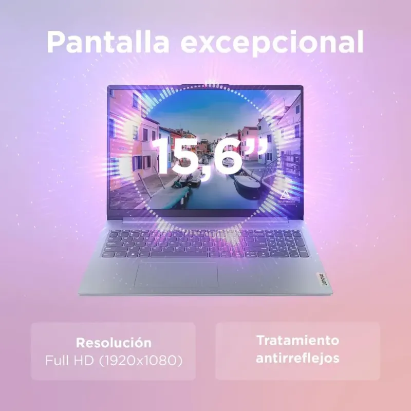 Lenovo IdeaPad Slim 3 Gen 8 Ordenador Portátil 15,6'' FHD Ryzen 5 16GB/512GB SSD Sin SO Gris