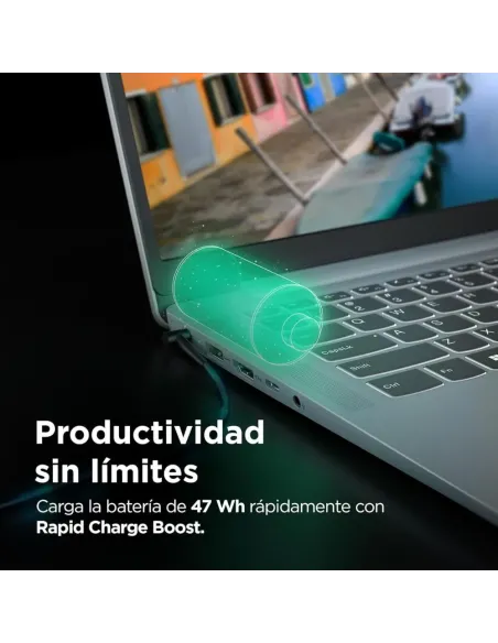 Lenovo IdeaPad Slim 3 Gen 8 Ordenador Portátil 15,6'' FHD Ryzen 5 16GB/512GB SSD Sin SO Gris