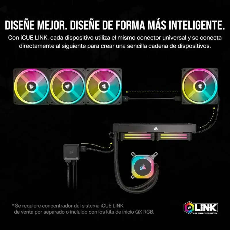 Corsair iCUE Link QX120 RGB 120mm - Magnetic Fan