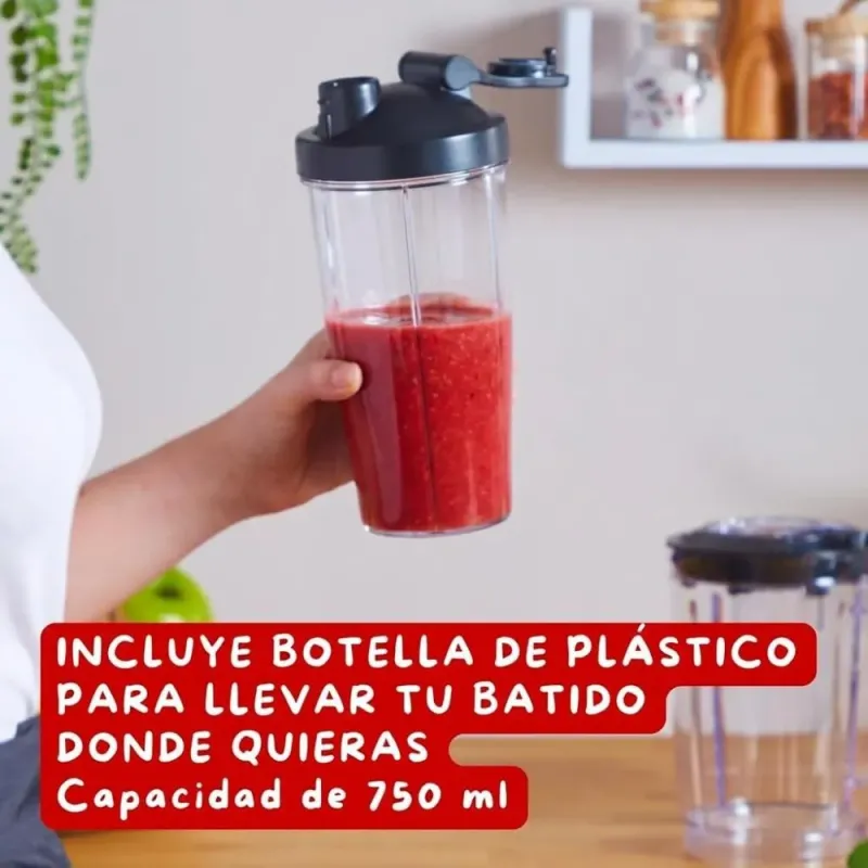 Moulinex Blend & Go 300W - Portable Blender with Bottle