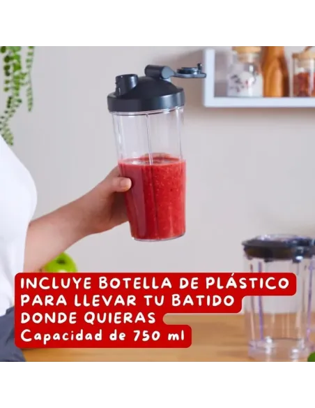 Moulinex Blend & Go 300W - Portable Blender with Bottle