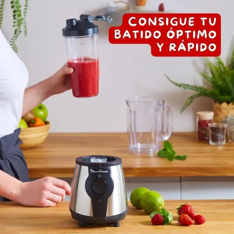 Moulinex Blend & Go 300W - Portable Blender with Bottle