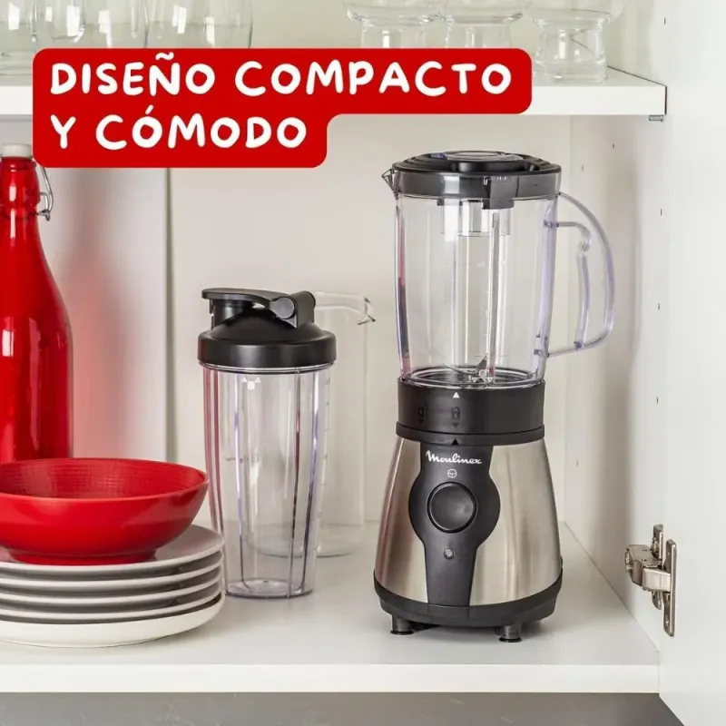 Moulinex Blend & Go 300W - Portable Blender with Bottle