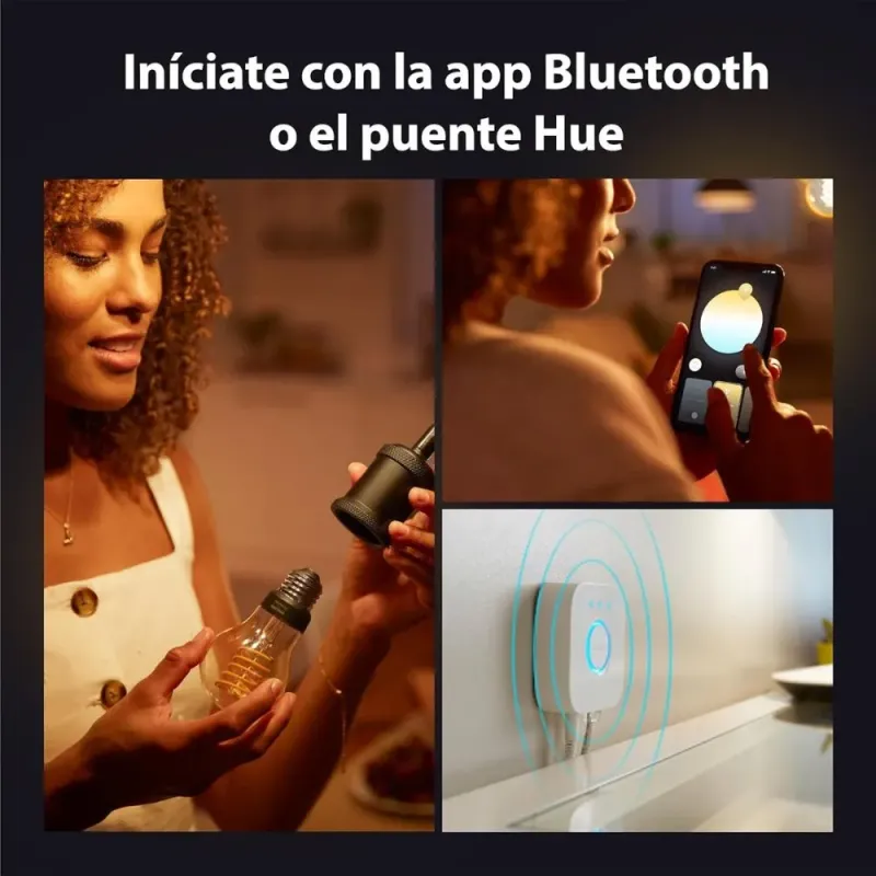 Philips Hue Bombilla LED Inteligente Filamento