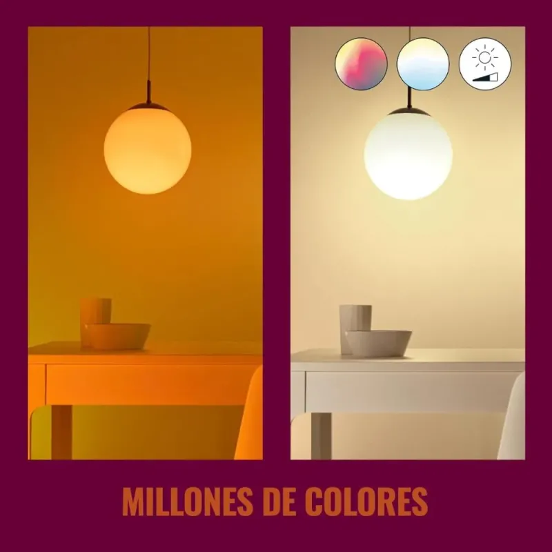 WiZ pack de 2 - Bombilla LED Inteligente Wi-Fi, Vela