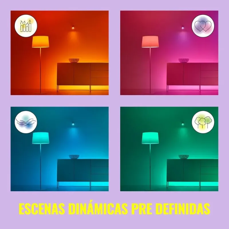 WiZ pack de 2 - Bombilla LED Inteligente Wi-Fi, Vela