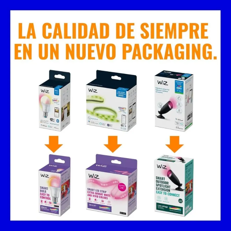 WiZ pack de 2 - Bombilla LED Inteligente Wi-Fi, Vela