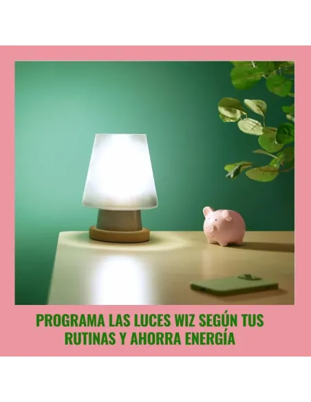 WiZ - Bombilla LED inteligente, E27, clase A