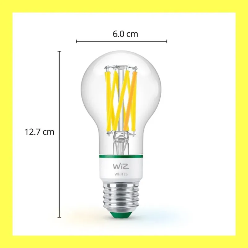 WiZ - Bombilla LED inteligente, E27, clase A