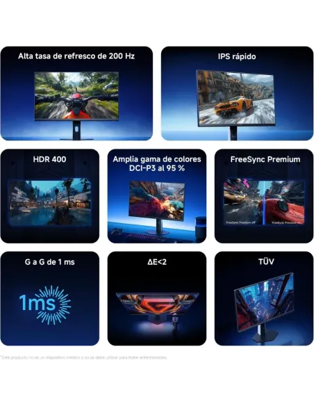 Xiaomi G24i 2026 Monitor Gaming 23,8'' FHD 200Hz FreeSync Premium HDR400