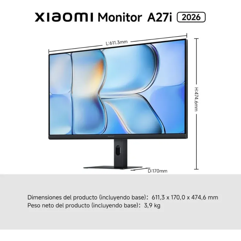 Xiaomi A27i 2026 Monitor 27​'' FHD 144Hz IPS