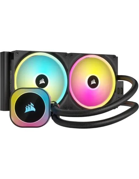 Corsair iCUE LINK H115i RGB Refrigeración Líquida CPU AIO 280mm 2x QX140 RGB Intel/AMD Negro