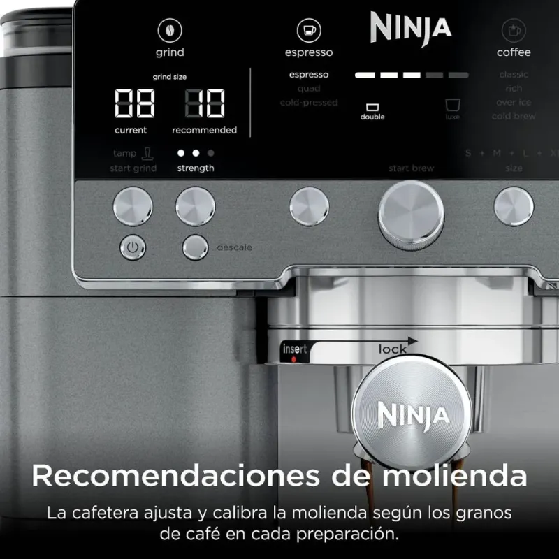 Ninja Luxe Premier 3-in-1 Coffee Maker | Espresso, Filter