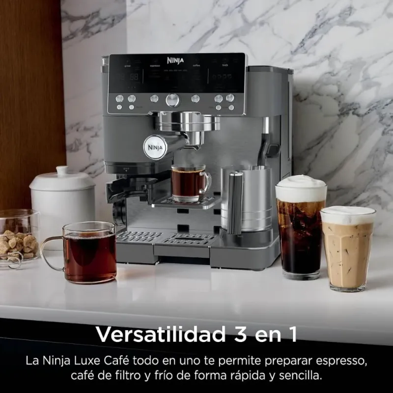 Ninja Luxe Premier 3-in-1 Coffee Maker | Espresso, Filter