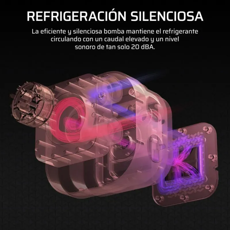 Corsair Nautilus 240 RS LCD Refrigeración Líquida CPU AIO 240mm LCD IPS 2,1'' 2x RS120 Intel/AMD Negro