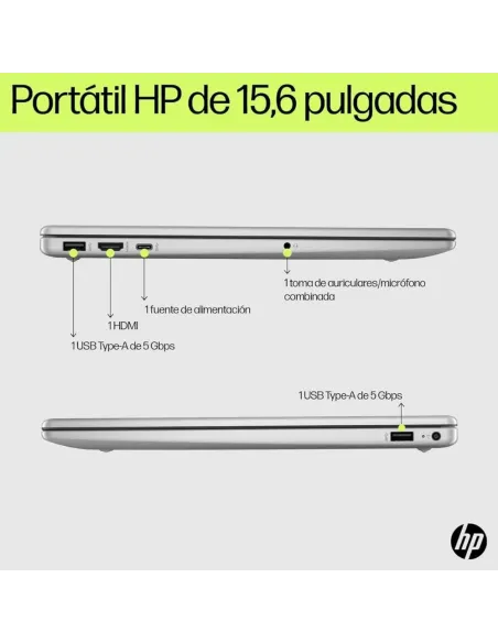 HP 15-fd0402ns Ordenador Portátil 15,6'' FHD Intel Core 5 120U 16GB/1TB SSD Win11 Azul