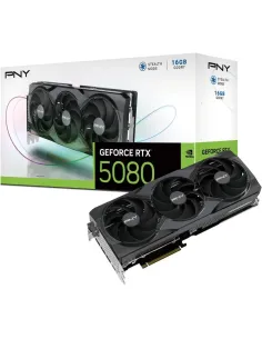 PNY Tarjeta gráfica GEFORCE RTX™ 5080 16GB Triple Ventilador DLSS