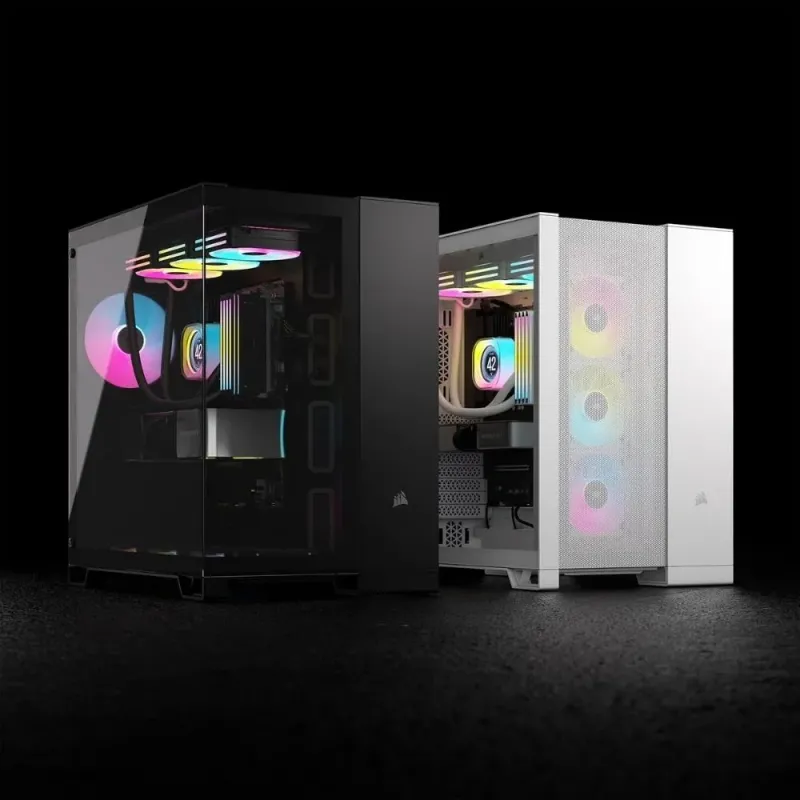 Corsair 6500D AirFlow Semitorre ATX Cristal Templado USB-C Blanca